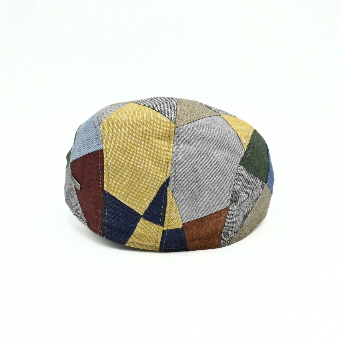 Burano Patchwork Linen Cap - Image 4