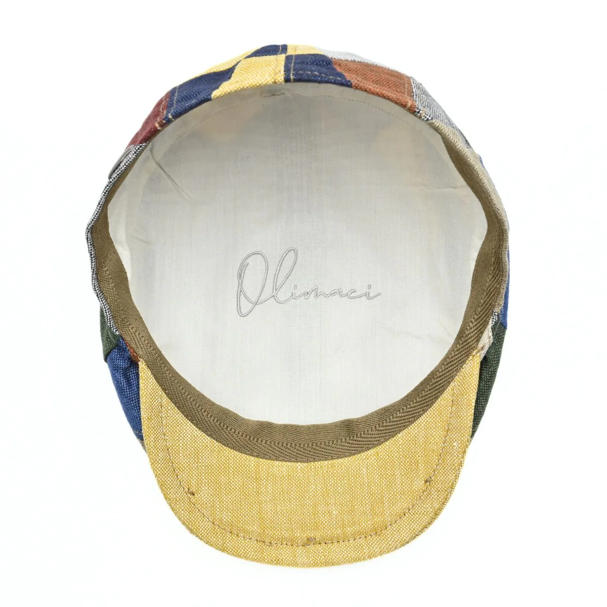 Burano Patchwork Linen Cap - Image 5