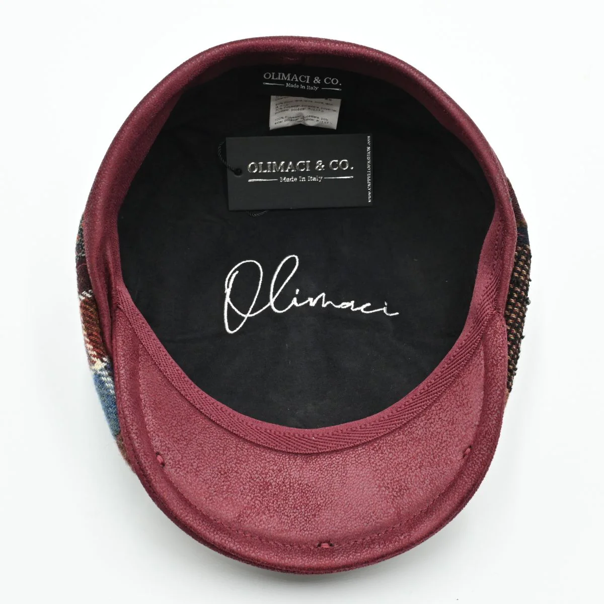 Chianti Patchwork Newsboy Hat - Image 5