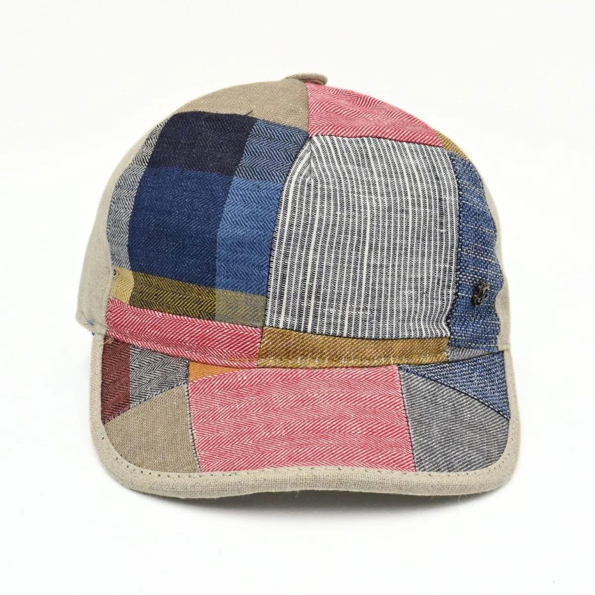 Colorful Patchwork Baseball Cap - Image 3