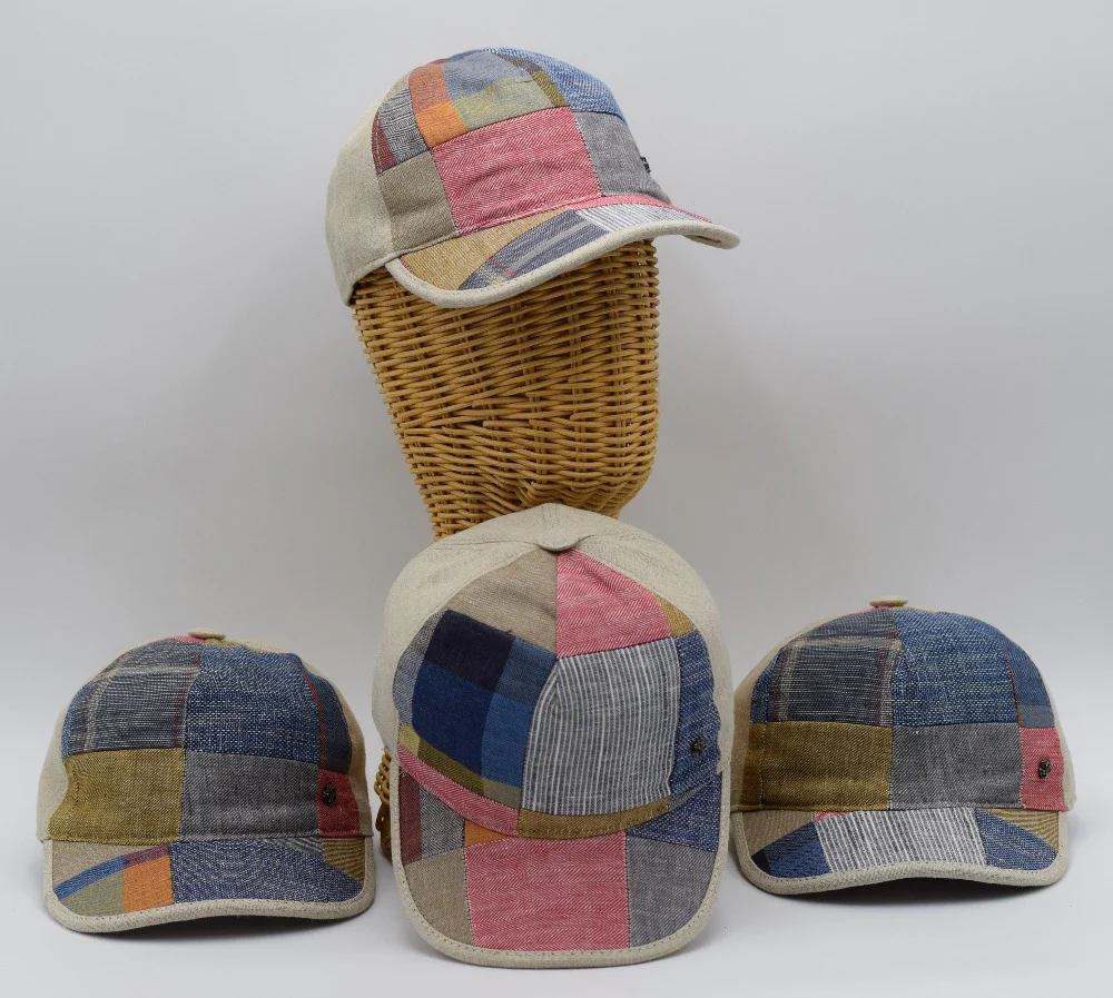 Colorful Patchwork Baseball Cap - Image 7