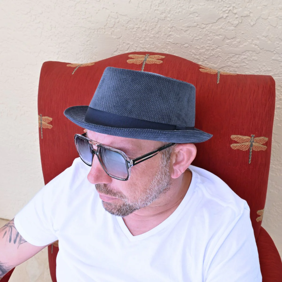 Cotton Pork Pie Hat - Image 16