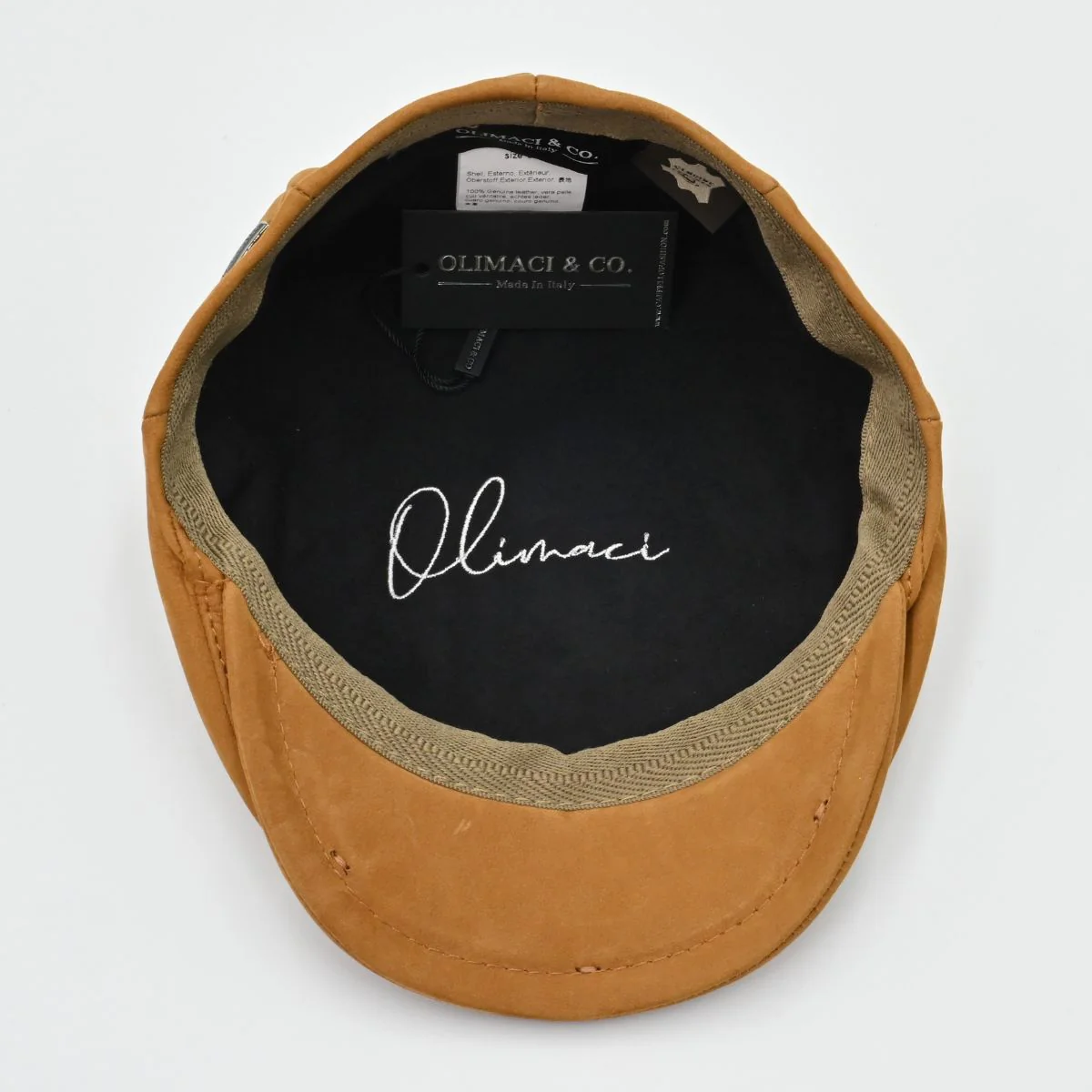 Firenze Leather Driver Cap - Image 5