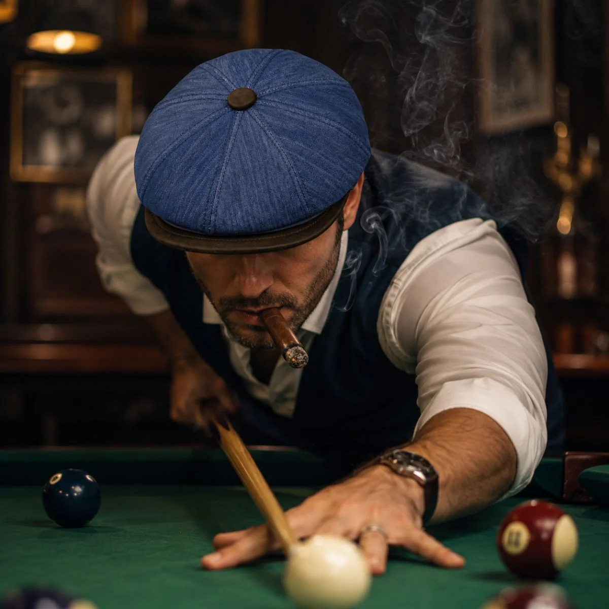 Genova Cotton Newsboy Hat - Image 6