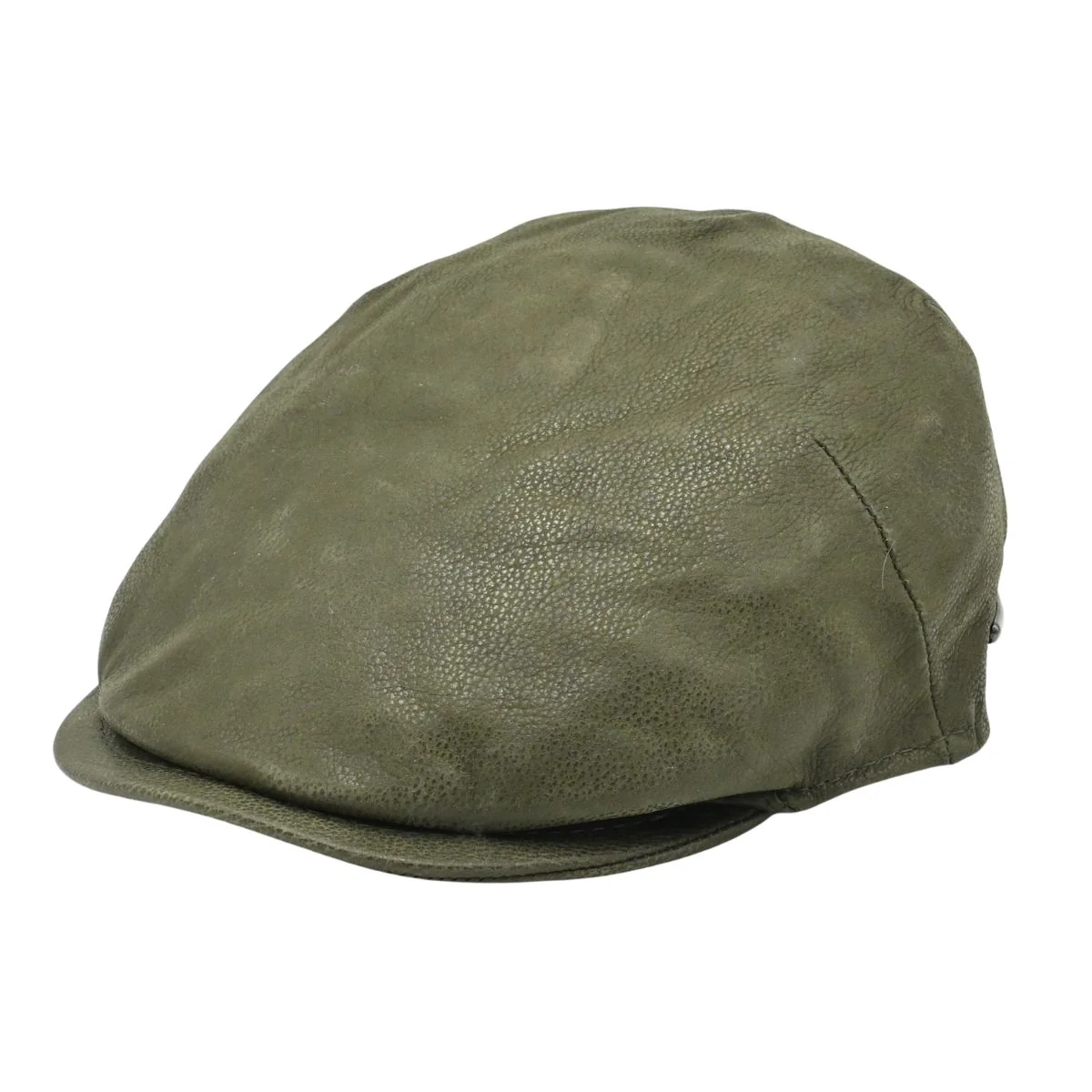 Hammered Nappa Leather Driver Cap - Image 8