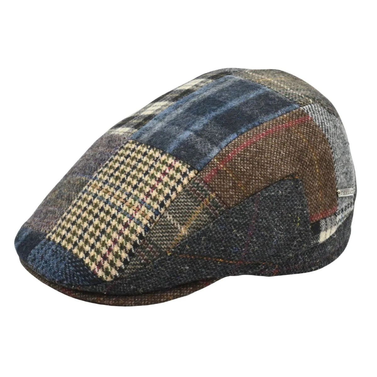 Heritage Patchwork Shetland Flat Cap