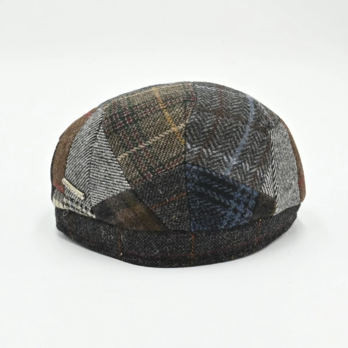 Heritage Patchwork Shetland Flat Cap - Image 4