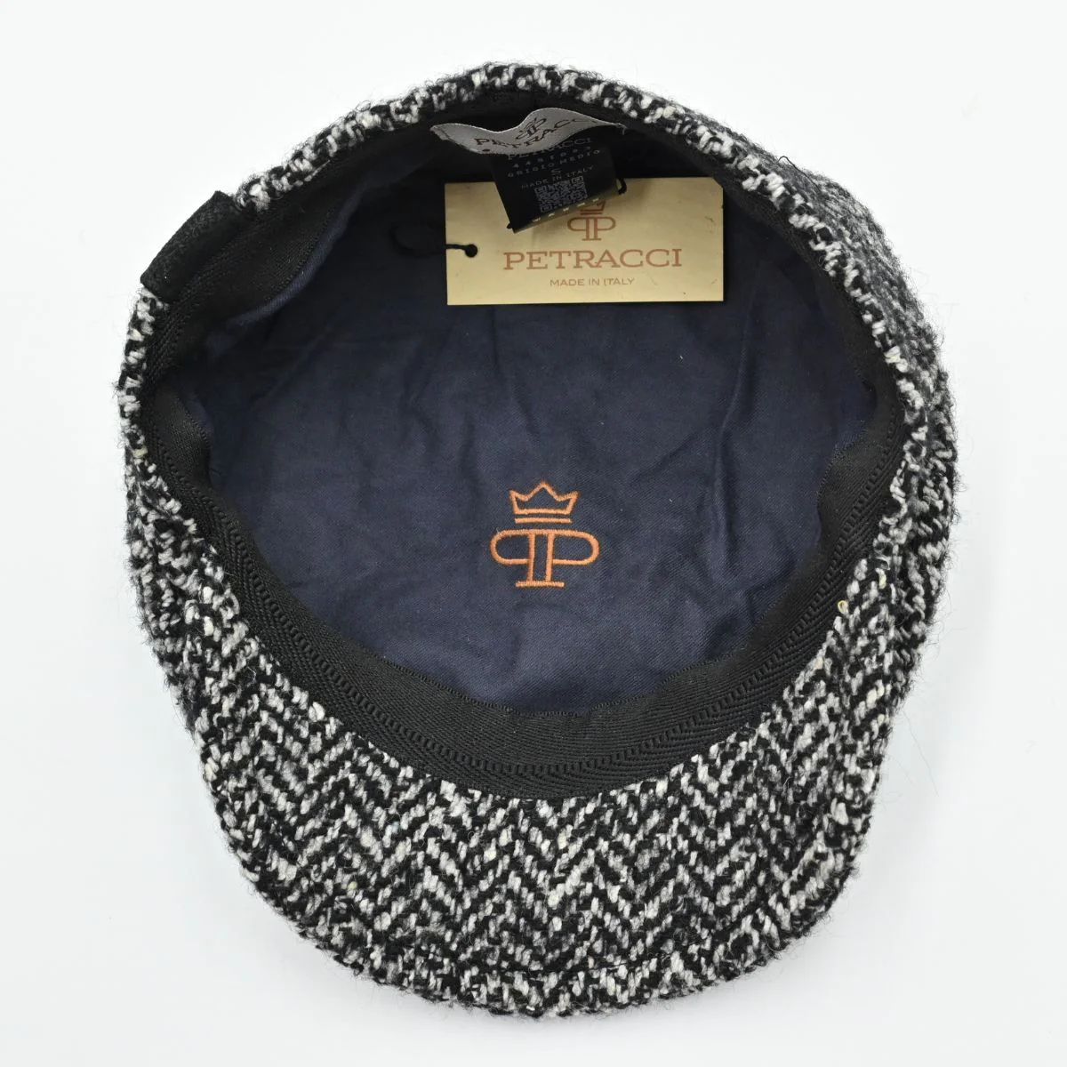 Herringbone Pattern Newsboy Hat - Image 5