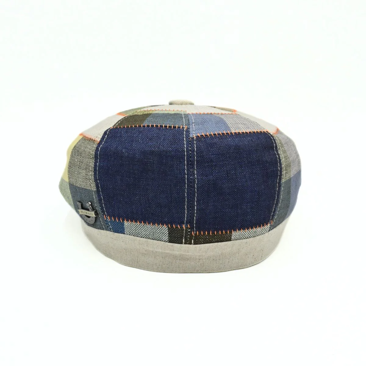 Italian Patchwork Newsboy Hat - Image 4