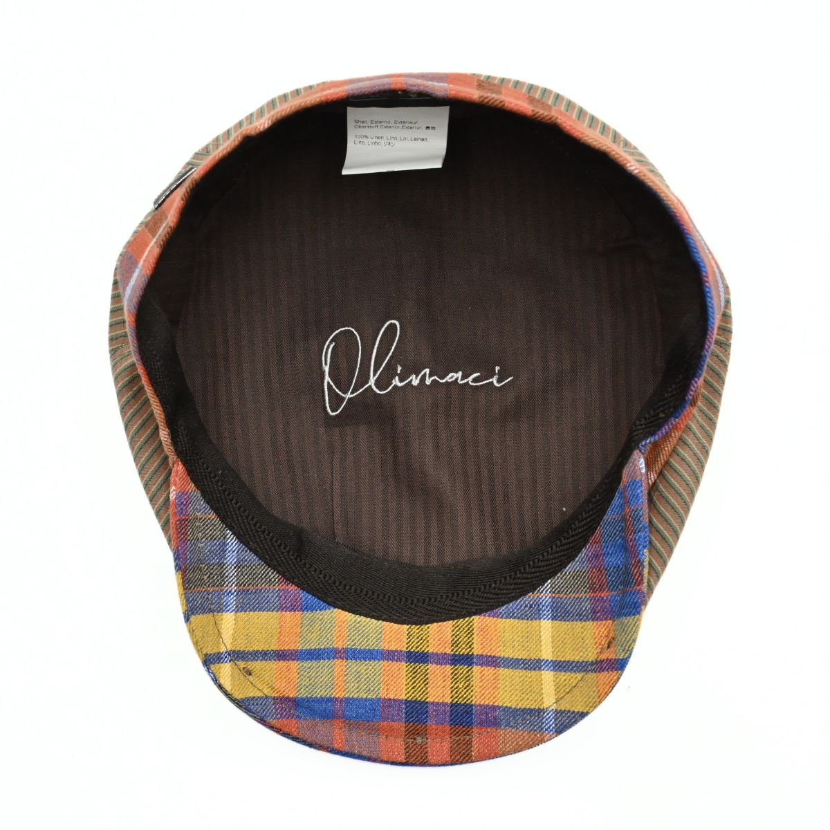 Mantova Striped Newsboy Hat - Image 5