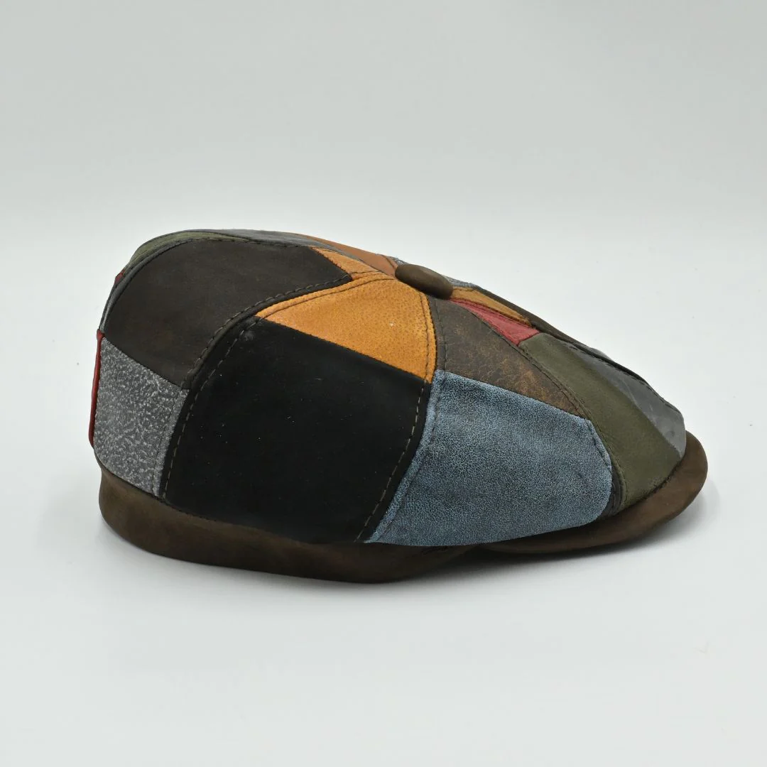 Napoli Leather Newsboy Hat - Image 13