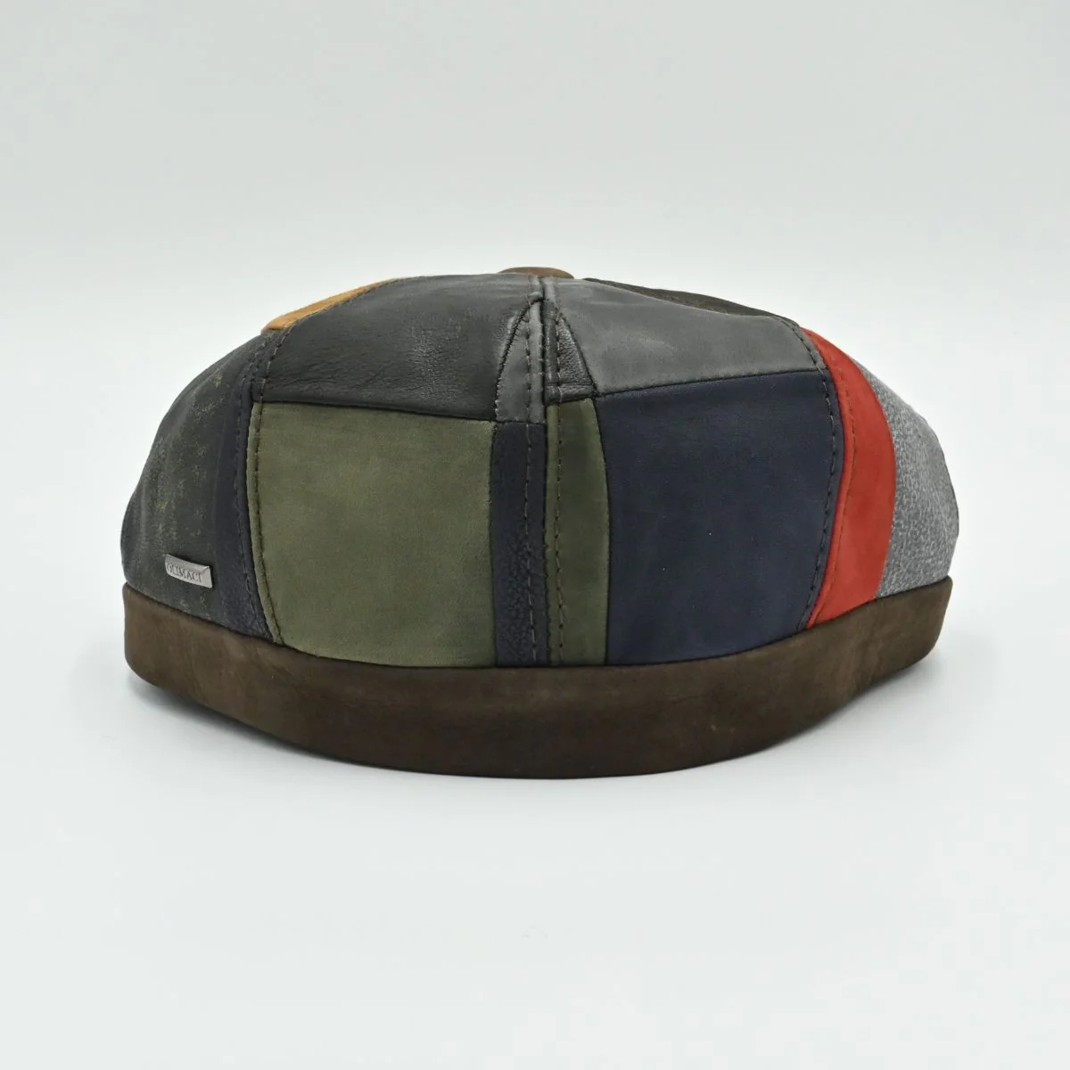 Napoli Leather Newsboy Hat - Image 3