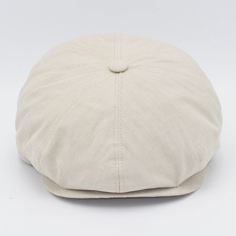 Newsboy Style Linen Hat - Image 11