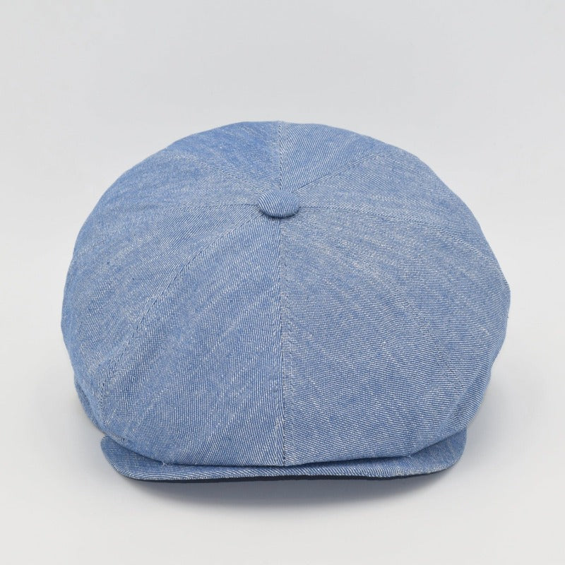 Newsboy Style Linen Hat - Image 3