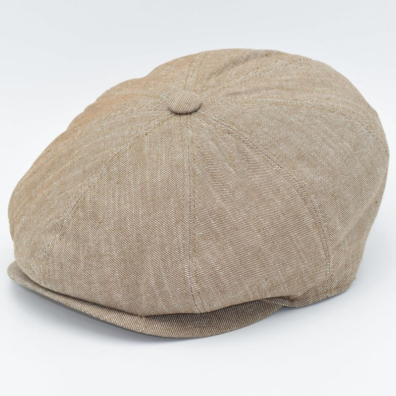 Newsboy Style Linen Hat - Image 6