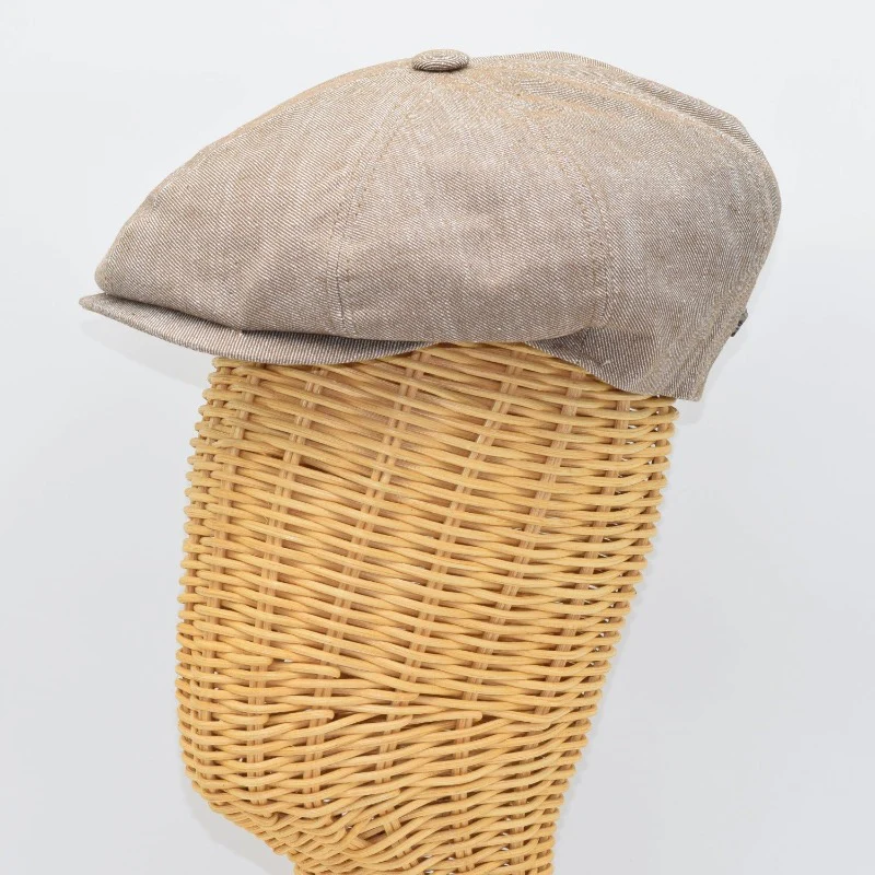 Newsboy Style Linen Hat - Image 9