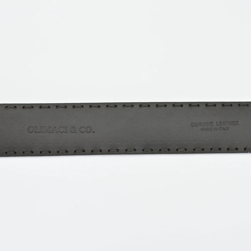 OLIMACI & Co. Grey Suede Belt - Image 3