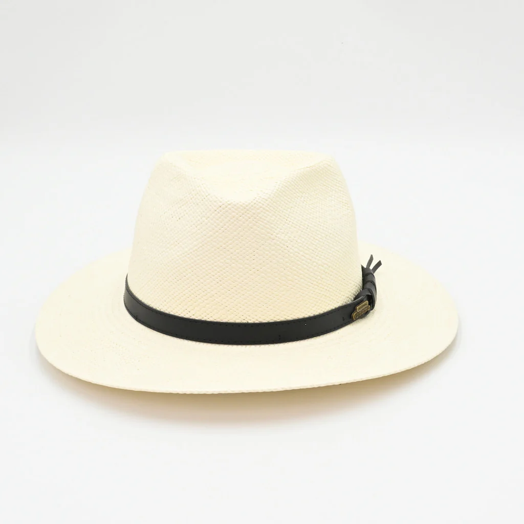 Panama Hat Indiana Style With Leather Strap - Image 9