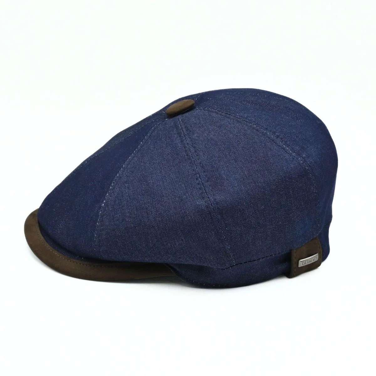 Recco Denim Newsboy Hat - Image 2