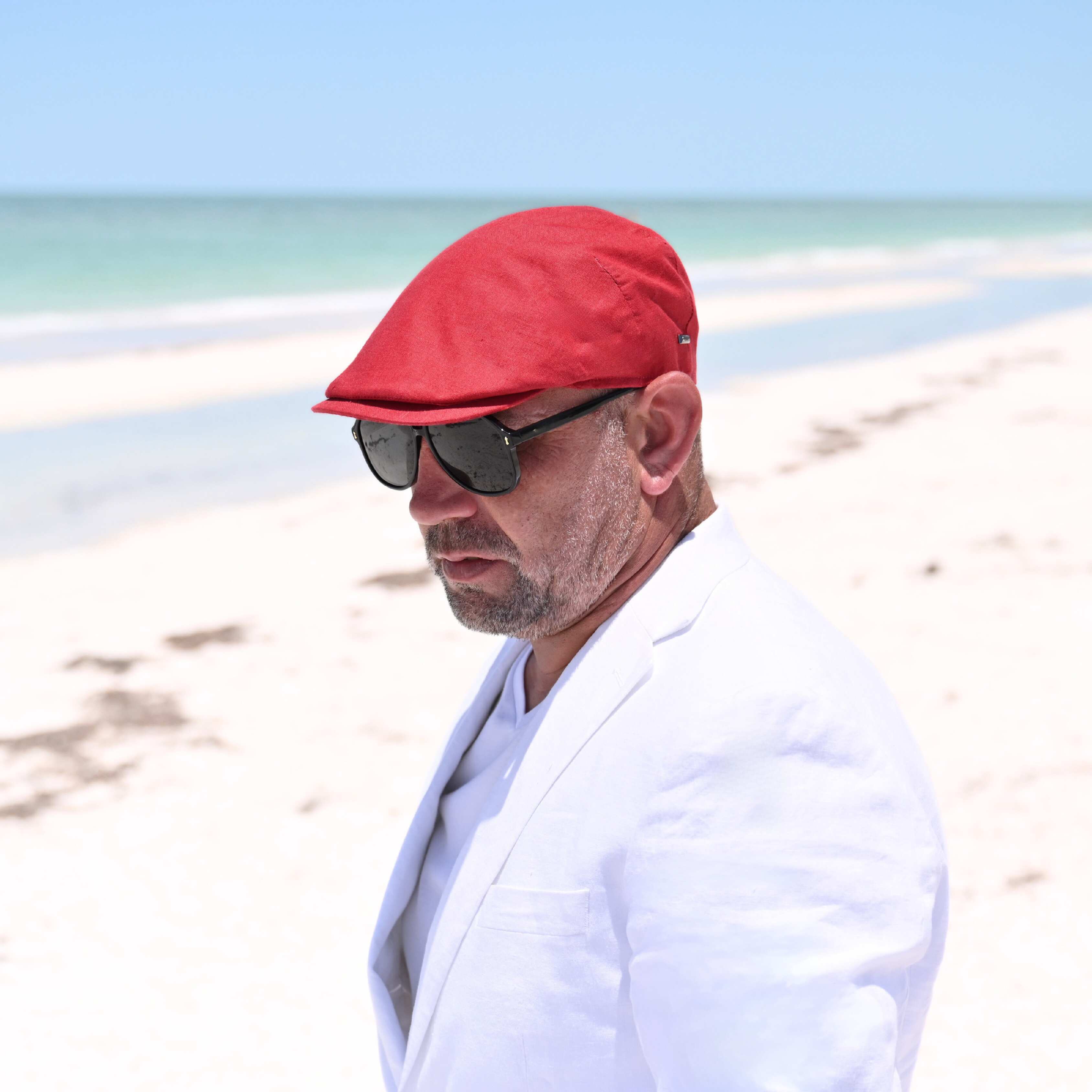 Rosso Linen Cap - Image 6
