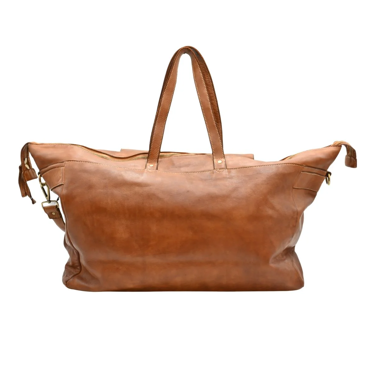Santino Leather Travel Bag - Image 3