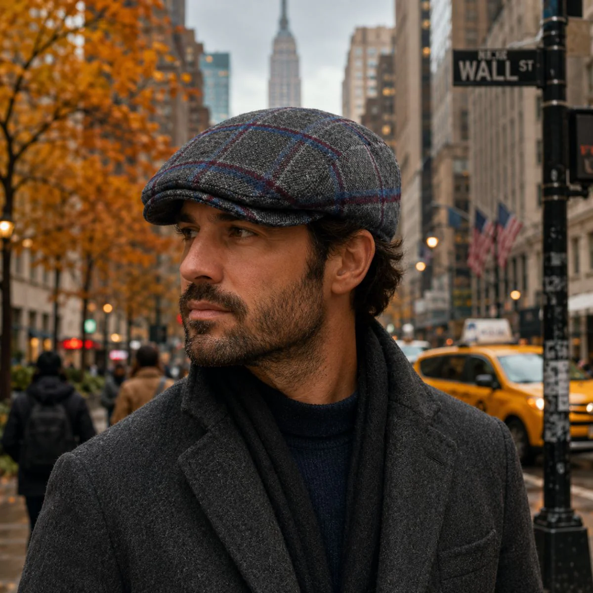 Scottish Pattern Wool Cap - Image 16