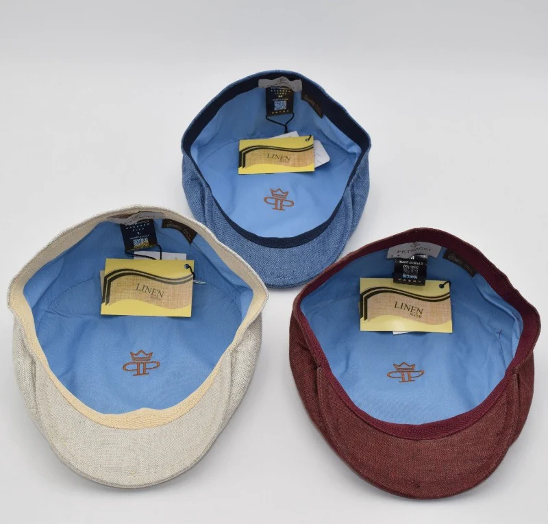 Solid Color Linen Cap - Image 10