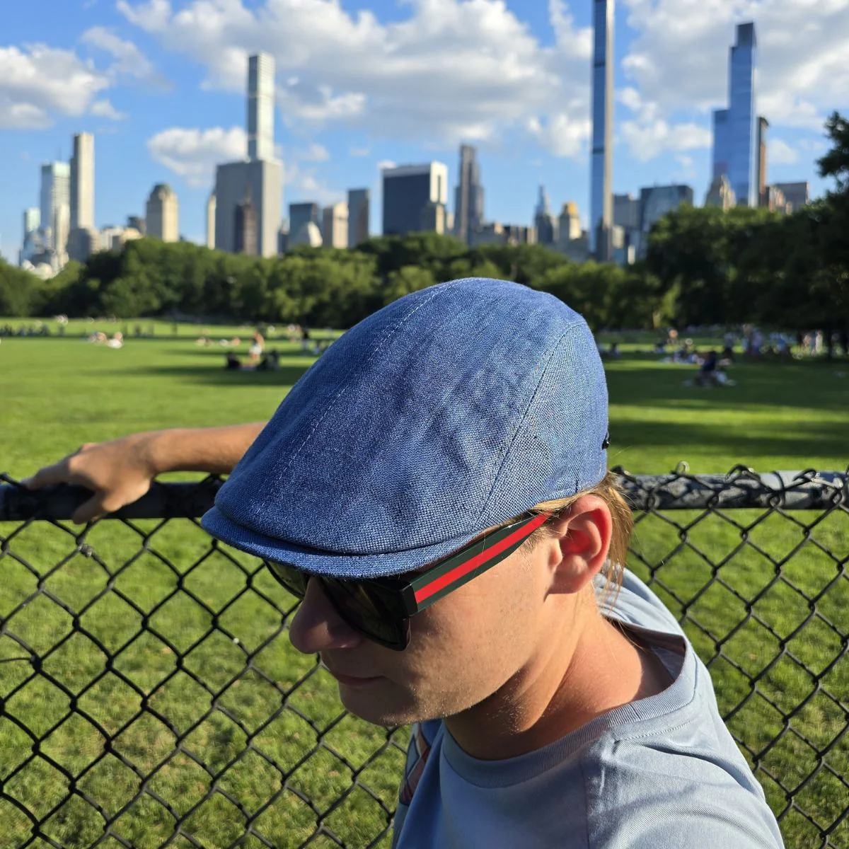 Solid Color Linen Cap - Image 7