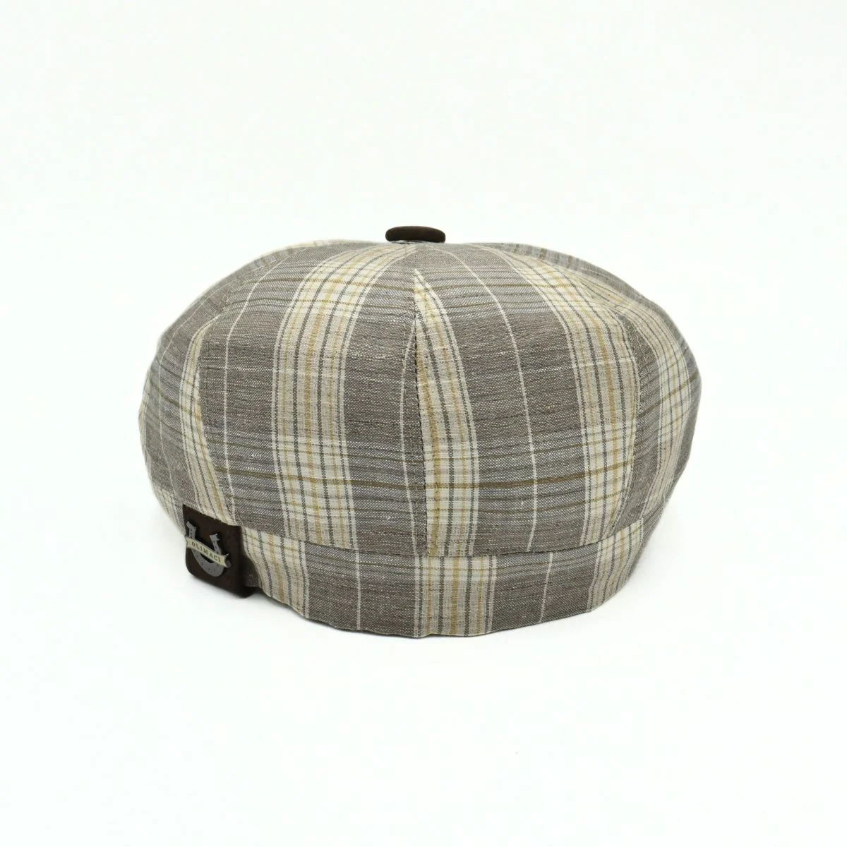 Trieste Plaid Newsboy Hat - Image 4