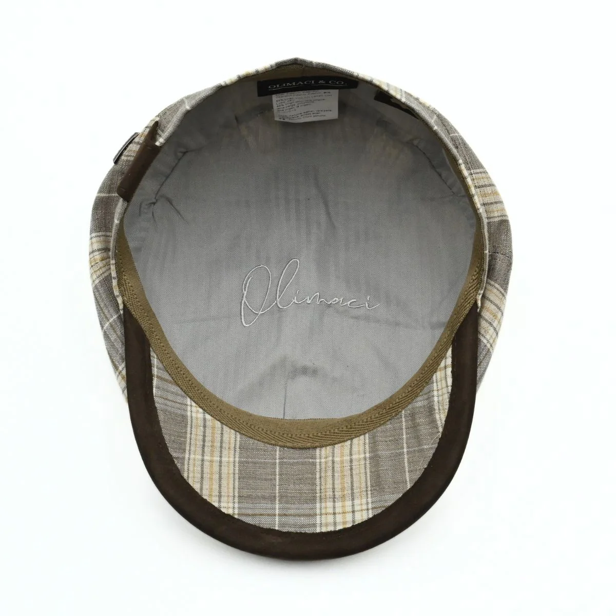 Trieste Plaid Newsboy Hat - Image 5