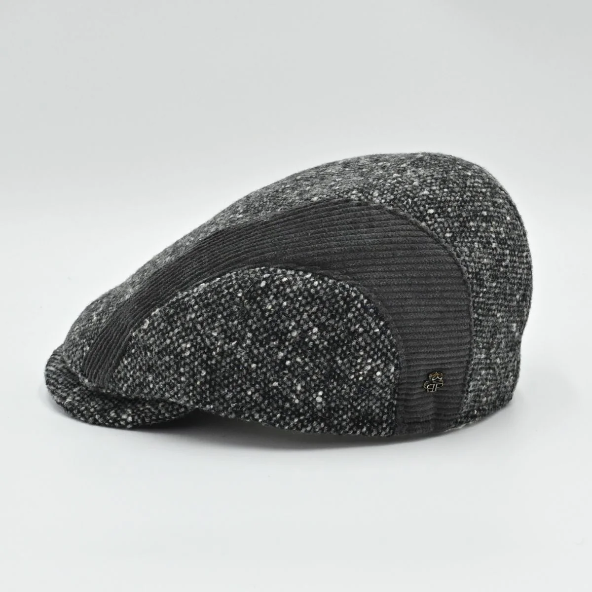 Tweed Cap With Velvet Bands - Image 2