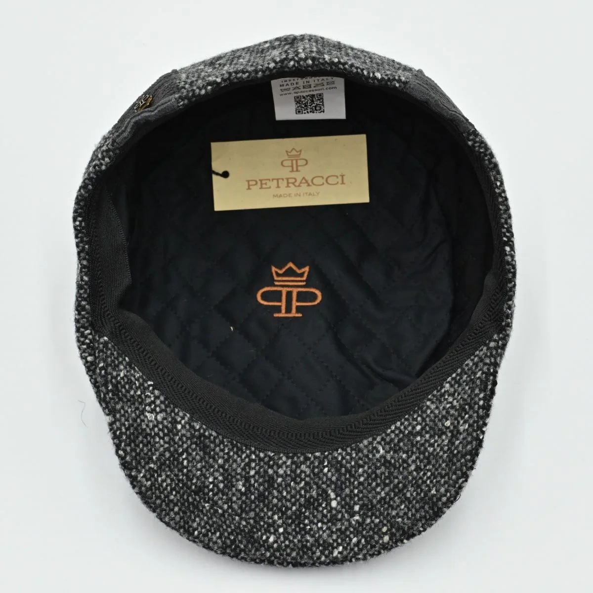 Tweed Cap With Velvet Bands - Image 5