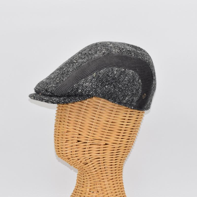 Tweed Cap With Velvet Bands - Image 6