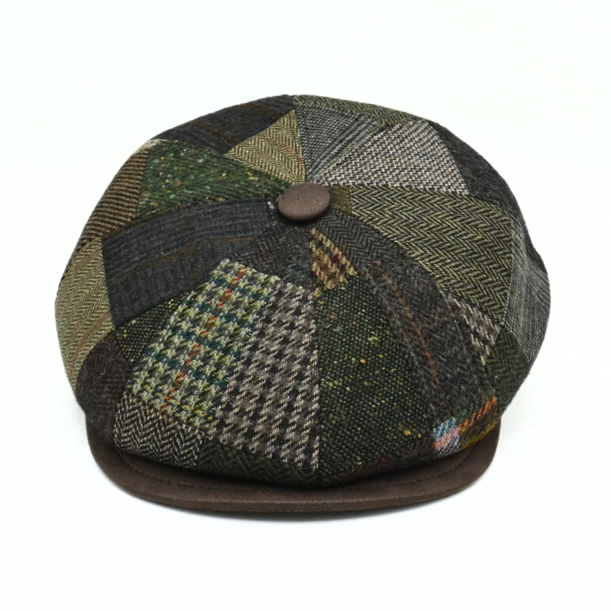 Volterra Newsboy Patchwork Hat - Image 3