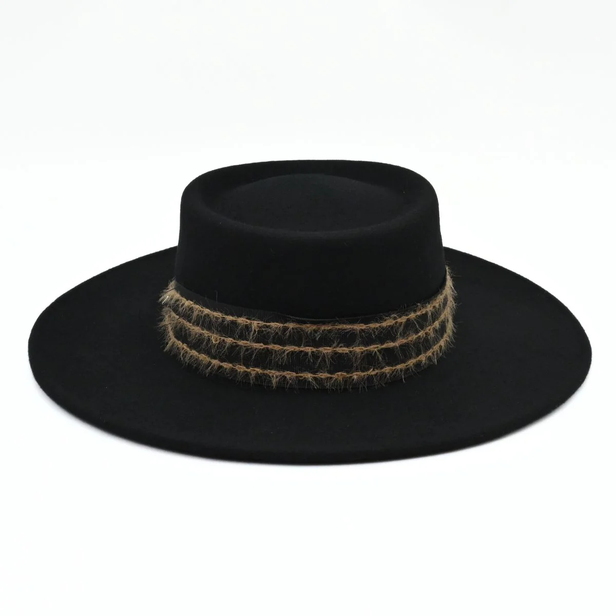 Women's Classic Wool Hat With Stitched Design - Image 6